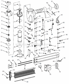 Part Location Diagram of SV109400AV Campbell Hausfeld Hex Wrench-4mm